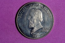 2000 Liberia Rutherford B. Hayes 5 Dollars Copper-Nickel Coin #M26487