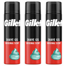 Gillette Shave Gel Classic 200ml3X Three Pack – Smooth Glide Men’s Shaving Gel 86.05 per litre