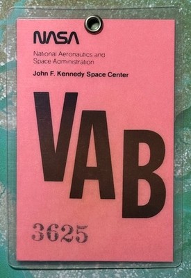 VAB OBSOLETE PINK LAMINATED BADGE