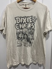Light Beige Dixie Chicks Band  T Shirt Tee Size L Large