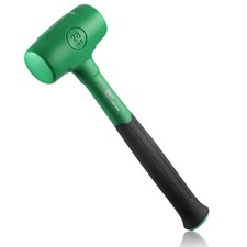 28oz Dead Blow Hammer Steel Shot-filled Molded Head A3 Steel Anti-slip Grip