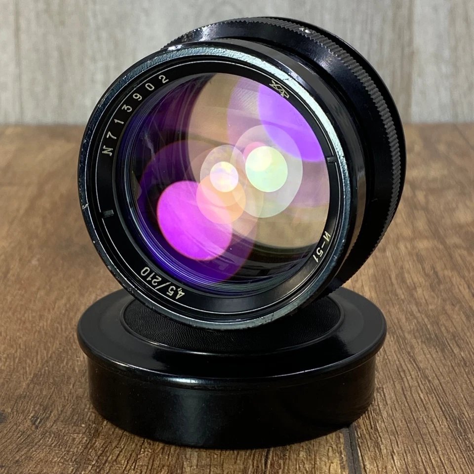 Industar-51 4.5/210mm Lens  for camera FKD 13x18  Tessar copy M60 mount - Image 4 of 4