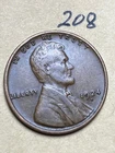 1924-D LINCOLN WHEAT CENT, "VERY FINE" CONDITION, Low Mintage DATE, #208