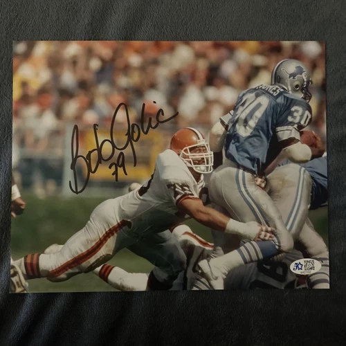Bob Golic Signed Autographed 8x10 photo Cleveland Browns w/5Star COA