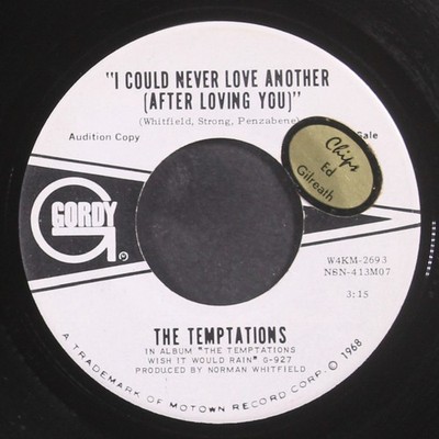 TEMPTATIONS: i could never love another (after loving you) / gonna give her all 
