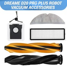 Ricambi per Dreame D20 Pro Plus Robot Spazzole Filtro Sacchetto Polvere Mop