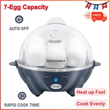 EGC710BG Rapid Egg Cooker 7-Egg Capacity, Poacher, Omelet Maker, Auto Shut-Off