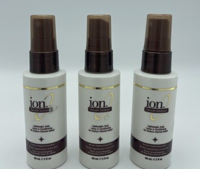 Ion Smooth Solutions Keratin Leave In Conditioning  - 2 fl. oz.  X3 Travel Size