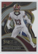 2023 Panini Select Club Level Red & Yellow Prizm Die-Cut Emmanuel Forbes 0nr3