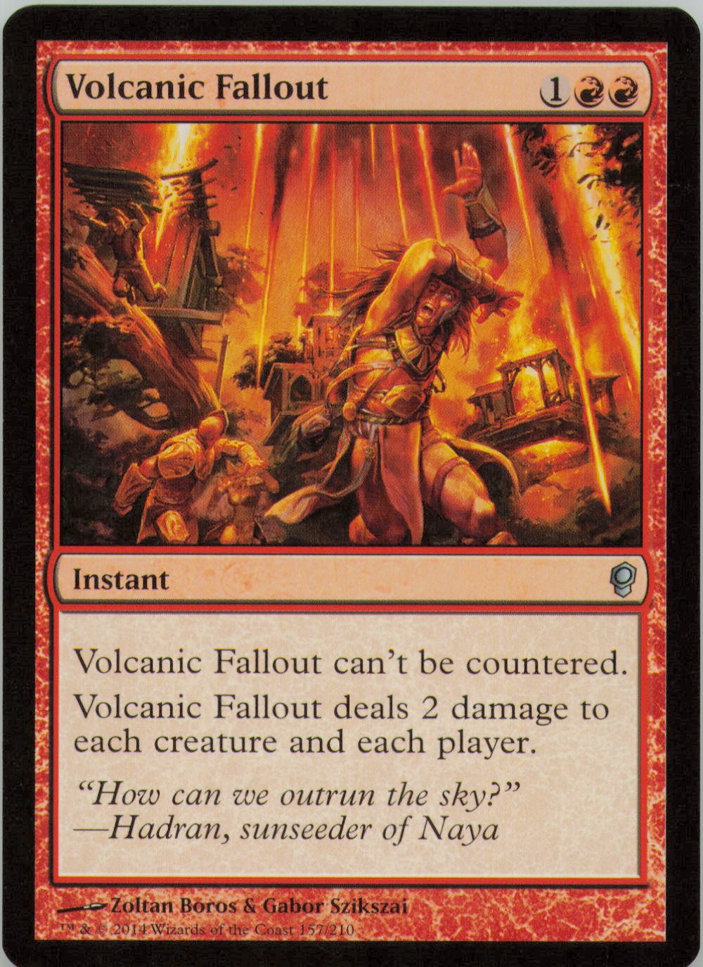 VOLCANIC FALLOUT 157 UC CONSPIRACY MAGIC: THE GATHERING NM