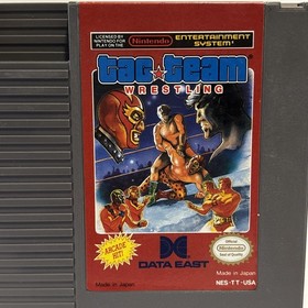 Tag Team Wrestling (Nintendo NES) Authentic Game Cartridge Tested & Working