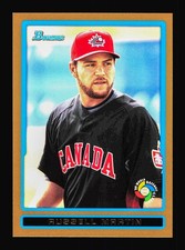 2009 Bowman Draft Picks & Prospects #BDPW18 Russell Martin WBC Prospects Gold