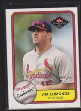 Jim Edmonds Cards Inserts Vintage Premium Collection LOOK