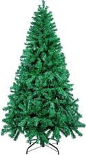 Christmas Tree 5ft, Christmas Artificial Pine Tree with 450 Branches, Metal S...