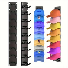 Hat Rack Cap Organizer Hanging Baseball Hat Storage Rack for Closet Door Wall