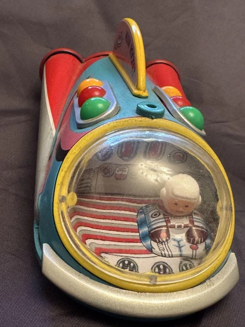 Jouet Vintage Fusée En Métal Space China MF895 - Années 60, Occasion