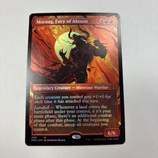 Moraug, Fury of Akoum NM Showcase Foil Zendikar Rising ZNR MTG 300 English
