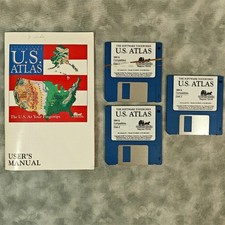 Vintage 1990 Toolworks U.S. Atlas 3.5 3-Disk ...
