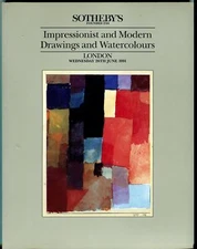 Sothebys Auction Catalog June 26 1991 Impressionist & Modern Drawings