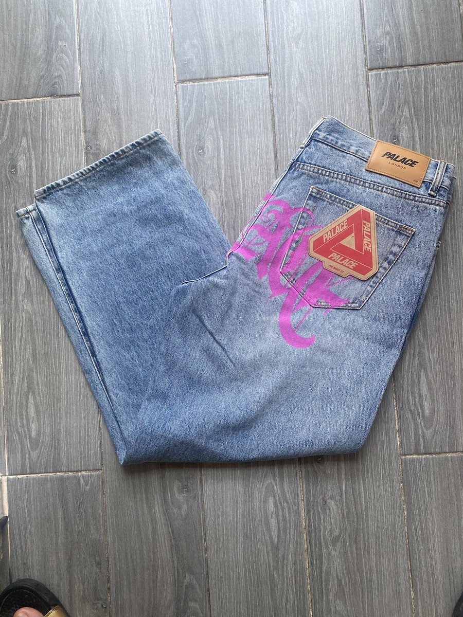 PALACE EL SCRIPT P90 BAGGY JEAN STONE WASH 34 New In Hand | eBay PALACE EL SCRIPT P90 BAGGY JEAN STONE WASH 34 New In Hand | eBay