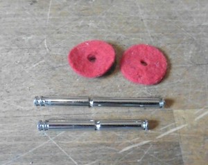 Quigg NM 800 // 2 Garnrollenstifte für Nähmaschinen