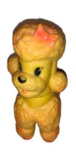 Vintage Sun Rubber Company Squeak Toy Poodle Dog