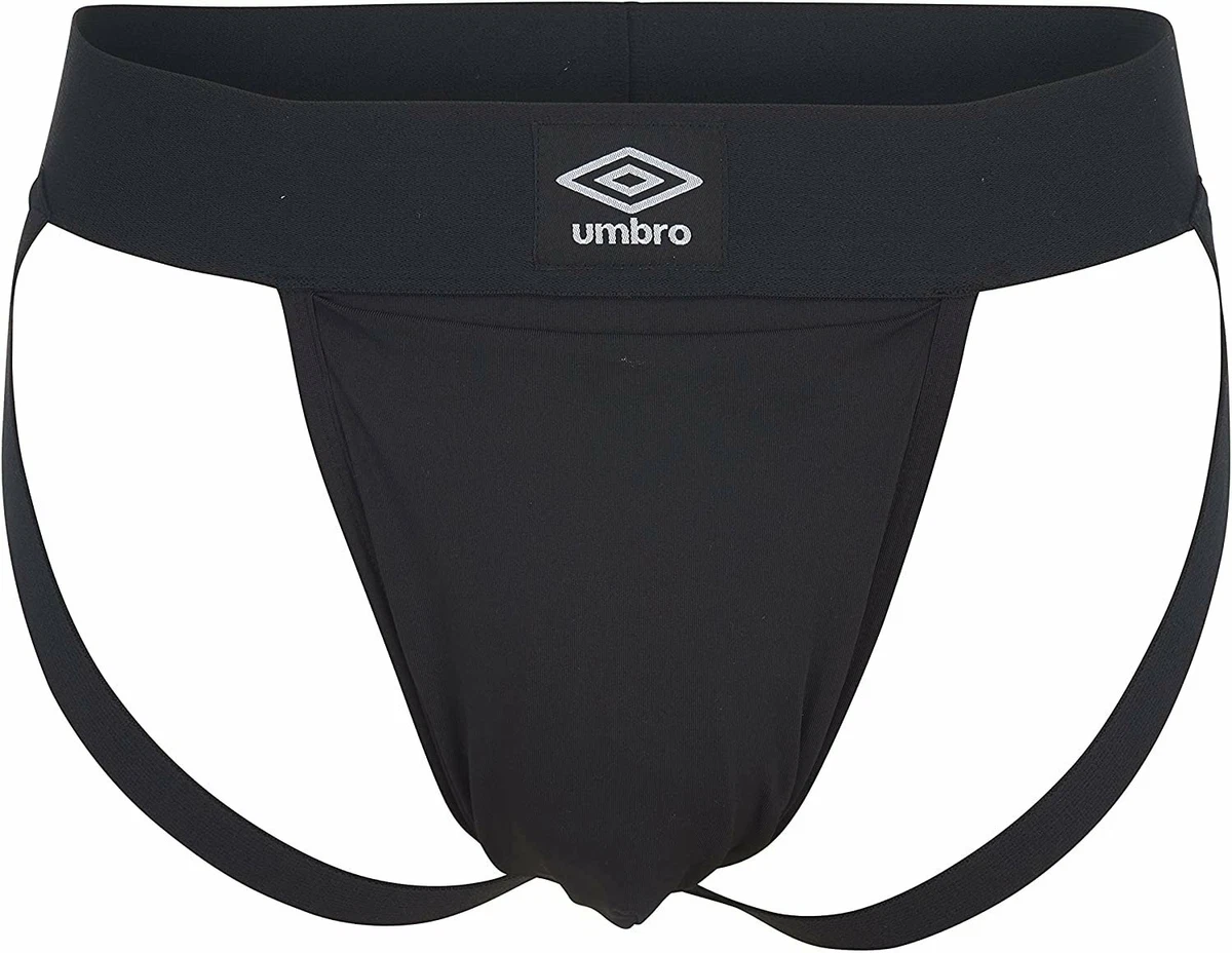 Umbro Men's Jock Strap Athletic Performance Underwear Cup Pocket S