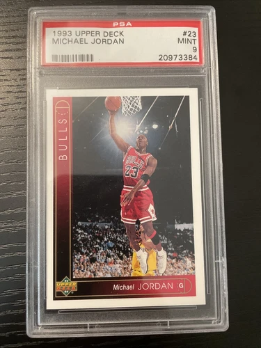 1993 Upper Deck Michael Jordan Chicago Bulls Card #23 MINT PSA 9