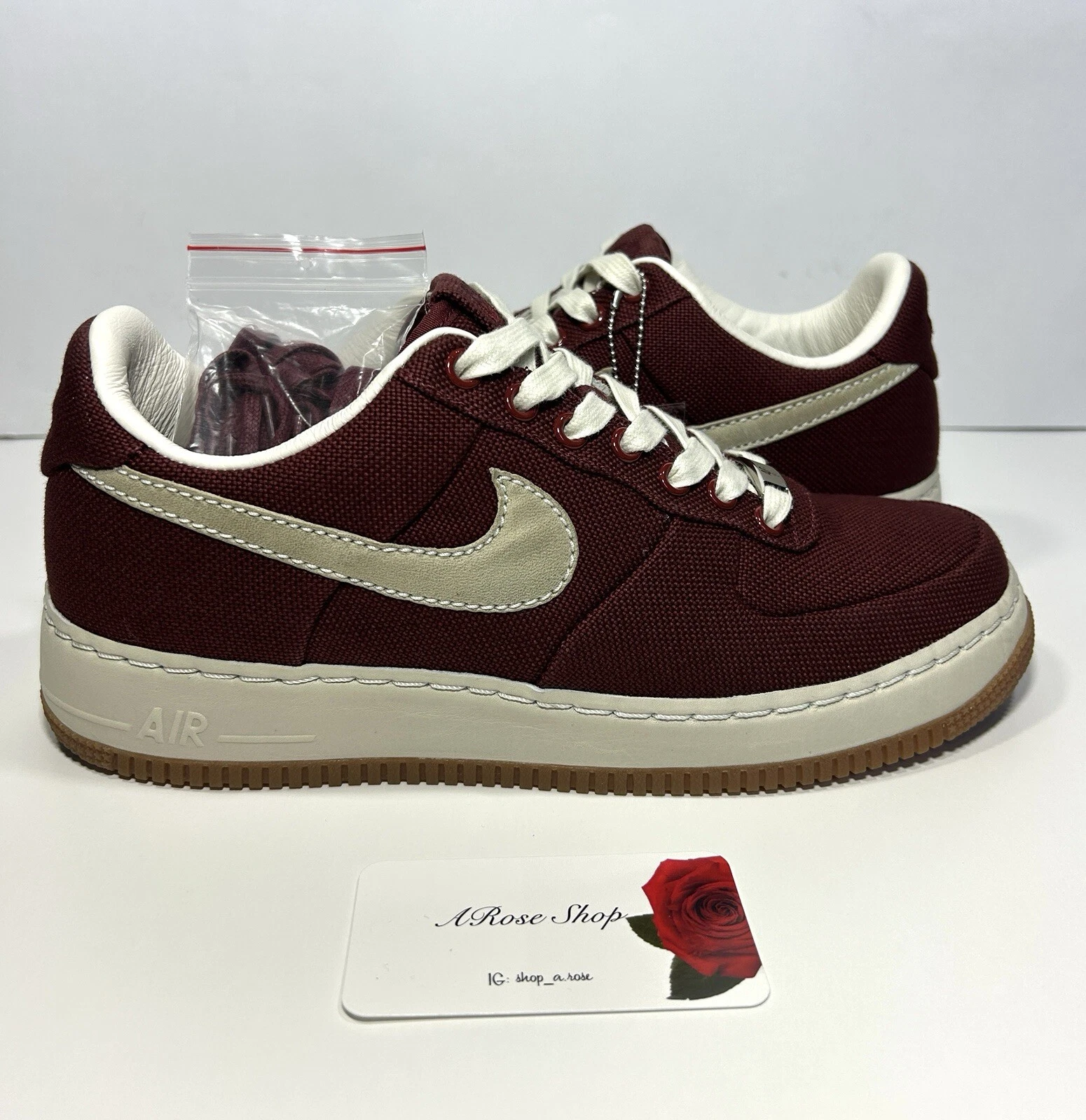 Chaussures Nike Air Force 1 Low Supreme ‘07 ‘Red Earth’ (316133 611) pointure : 9,5 M