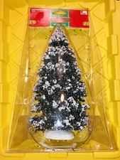 Christmas Holiday Lemax Village Coventry Evergreen Flocked Winter Tree Craft Lg