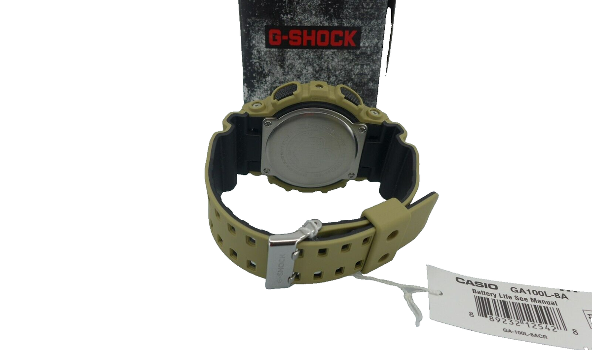Casio G-Shock GA100L-8A Wrist Watch for Men for sale online | eBay