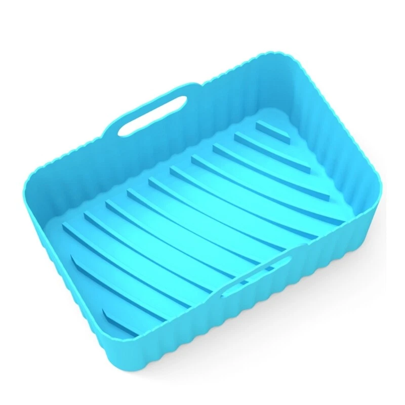 Air Fryer Baking Tray Silicone Pot Reusable Thin Home Kitchen Pizza Mat