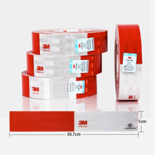 Car Truck Reflective Safety Hazard Caution Warning Tape Sticker 10/20/30 Sheets