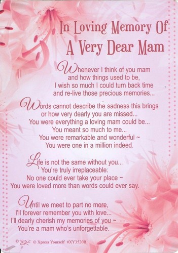 GRAVE MEMORIAL CARD Graveside Funeral Loving Memory Verse Remembrance Holder💔 - Picture 13 of 120
