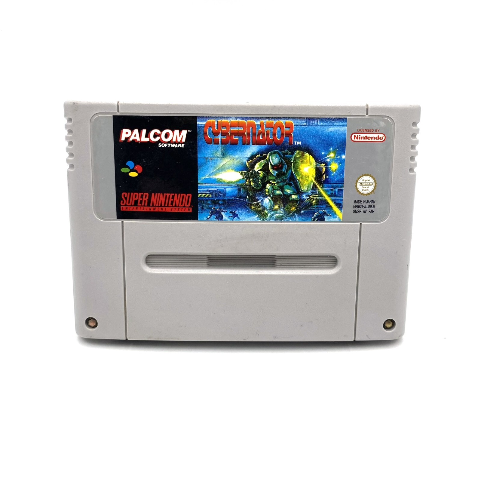 Cybernator Super Nintendo SNES FAH