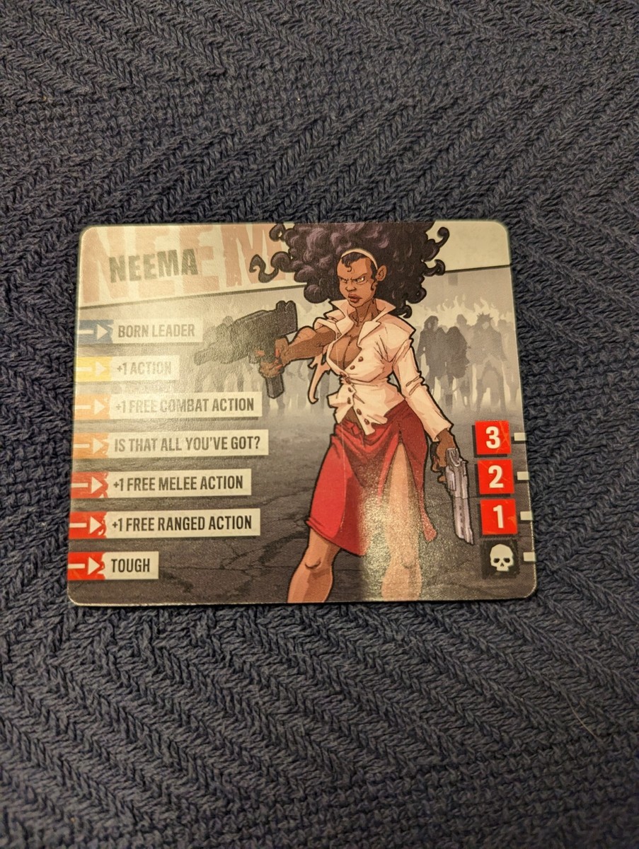 Zombicide Character Cards Toxic City Mall Series 2 Survivors YOU PICK