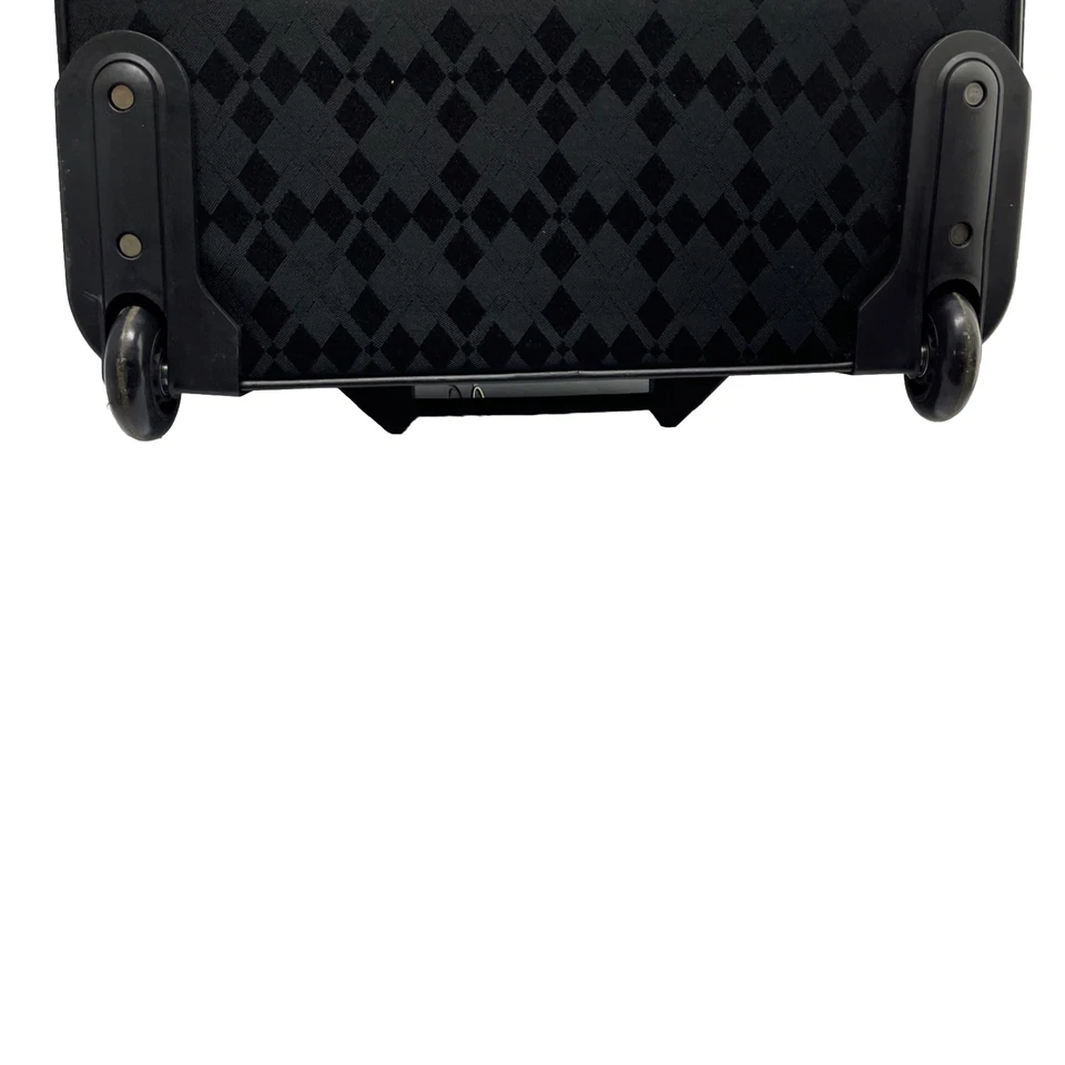 American Flyer Argyle Jacquard -5PC Luggage set -Black - Image 4 of 4