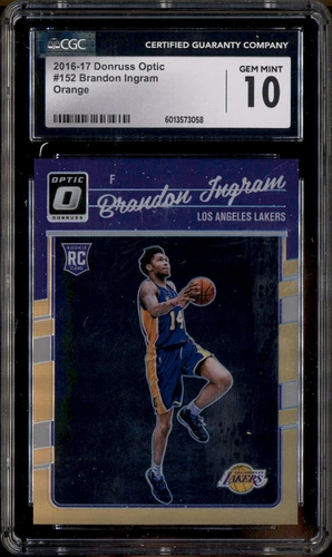 2016 Donruss Optic Orange #152 Brandon Ingram RC Rookie /199 CGC 10
