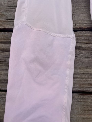 Nike Pro 3/4 Pants Dri Fit Boys Medium White Tights Athletic Gym - Picture 2 of 5