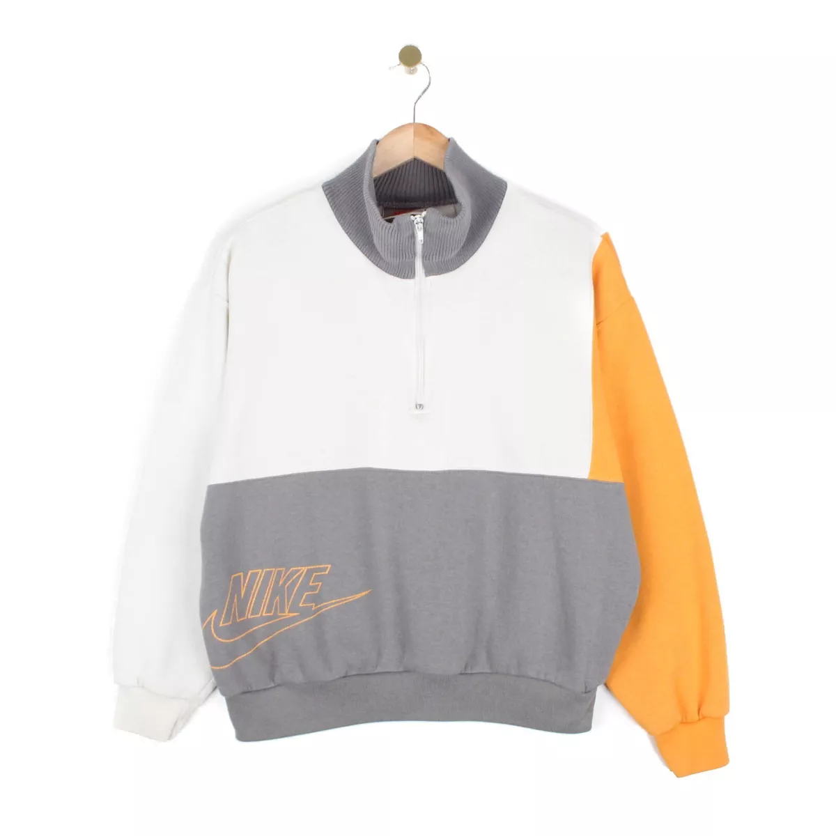 Vintage Nike Sweatshirt 1 4 Zip Oversized Spell Out 90s