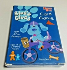 1998 Blue's Clues Card Game Ages 3 Up 2 Fun Games University Games