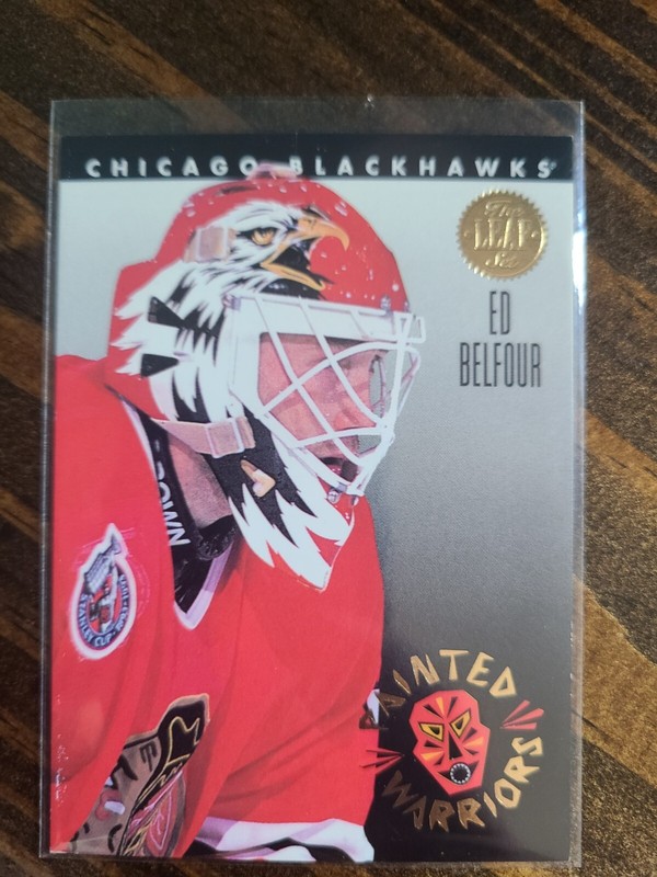 1993-94 Leaf Ed Belfour Painted Warriors #6