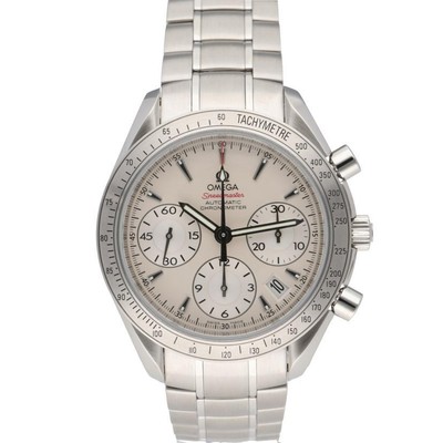 OMEGA Speedmaster Date Silber 32310404002001 Gebraucht Uhr #11024