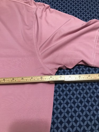 Footjoy FJ Polo Golf Shirt Kragen rosa gestreift Sommer Herren Kurzarm Preppy - Bild 7 von 10