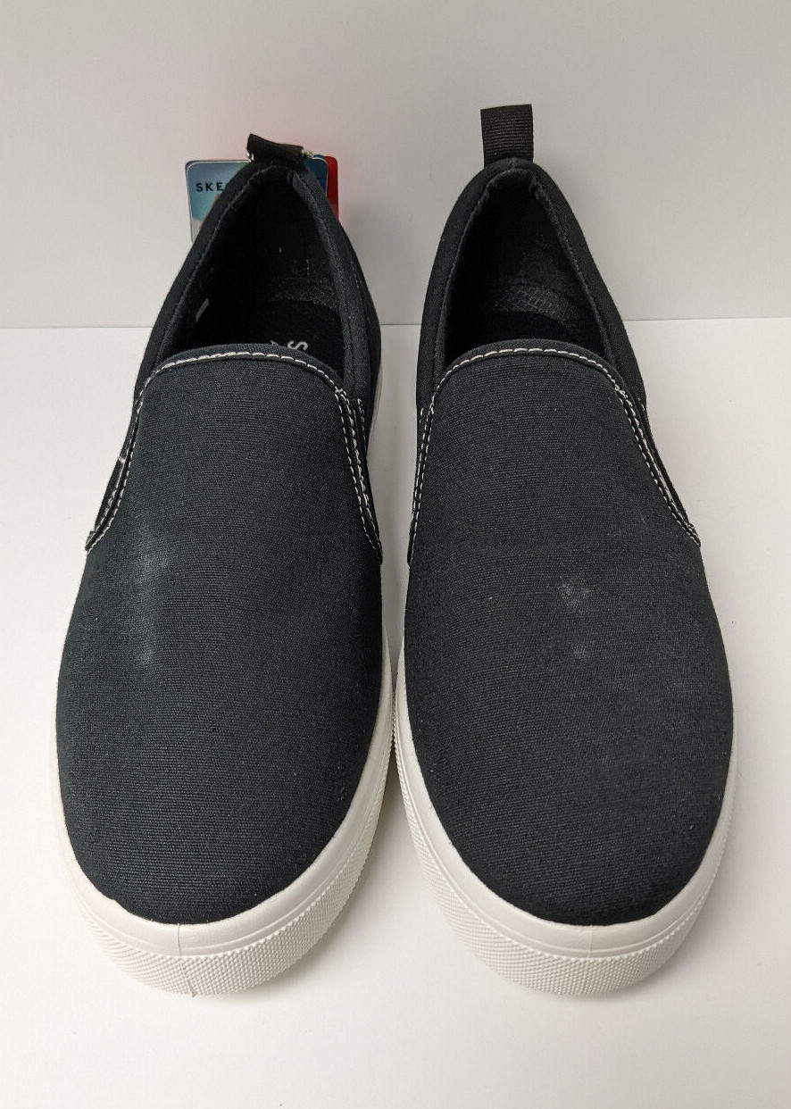 Skechers Street Poppy SlipOn Shoes, Black, Women's 1… Gem