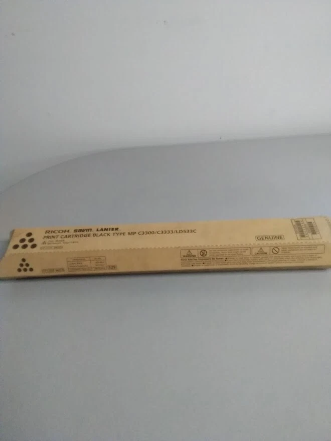 Ricoh 841276 Black Toner Cartridge Aficio MP C3300, Savin C3333 - Image 2 of 3