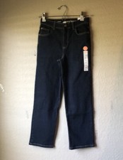 New Jumping Beans Jeans Relaxed Fit Dark Wash Denim Blue Jeans Boys Size 8