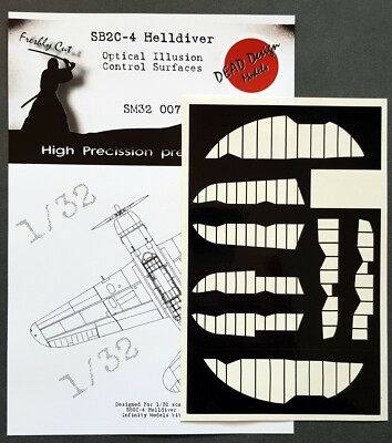 SB2C-4 Helldiver Control Surfaces Mask for 1/32 Infinity Models - DEAD SM32007