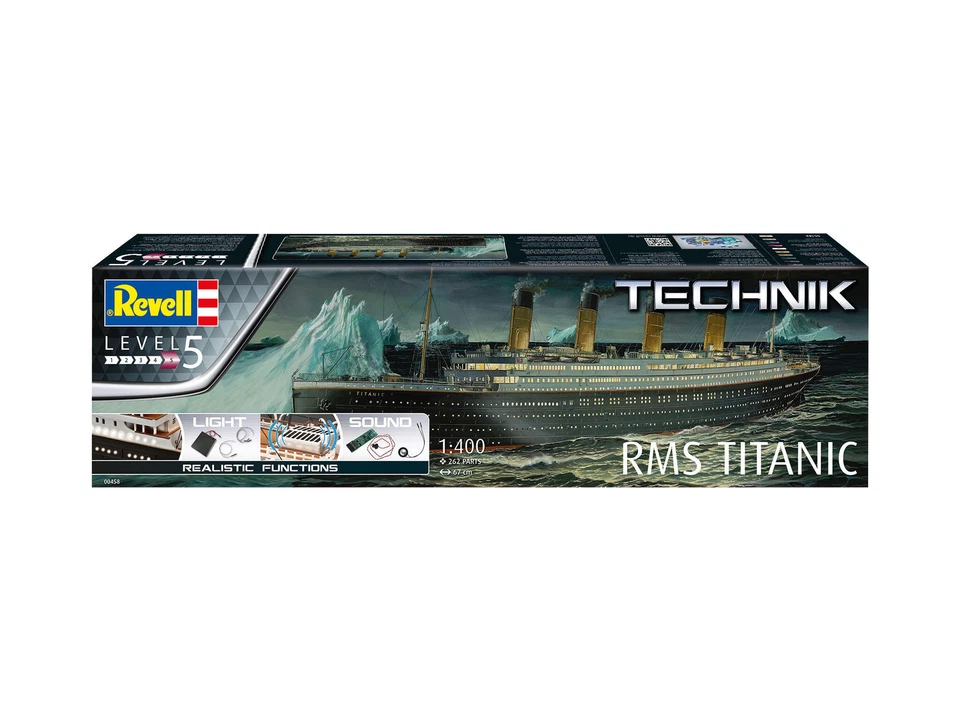 RMS Titanic - Technik Revell Modellbausatz mit Elektronik-Komponenten LED Sound - Bild 4 von 4