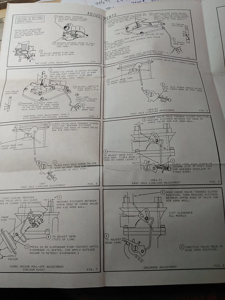 Dodge Passenger Dart Barracuda Plymouth Valiant 318 Carter BBD 1970 kit de carburador Foto 3 de 4
